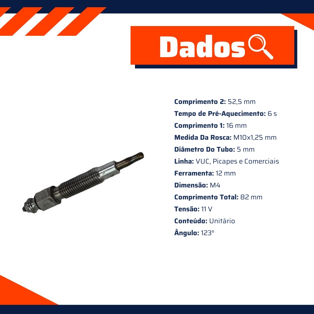 Vela Aquecedora para Nissan Frontier - Wega - GJ263NI