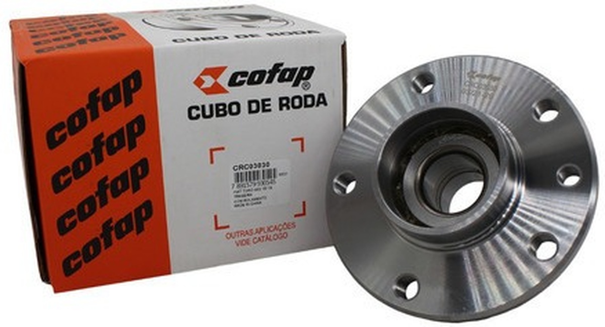 Cubo de Roda Traseiro Direito ou Esquerdo com Rolamento para Fiat Toro - Cofap - CRC03030