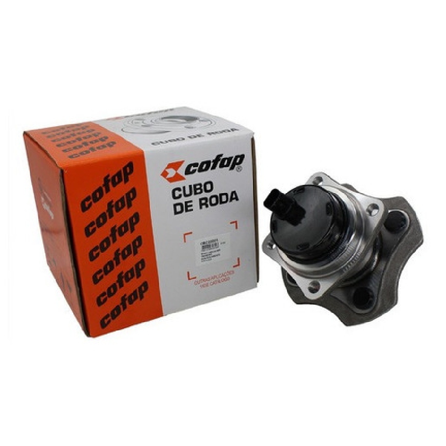Cubo de Roda Traseiro Direito ou Esquerdo com Rolamento e ABS - Cofap - CRC22007