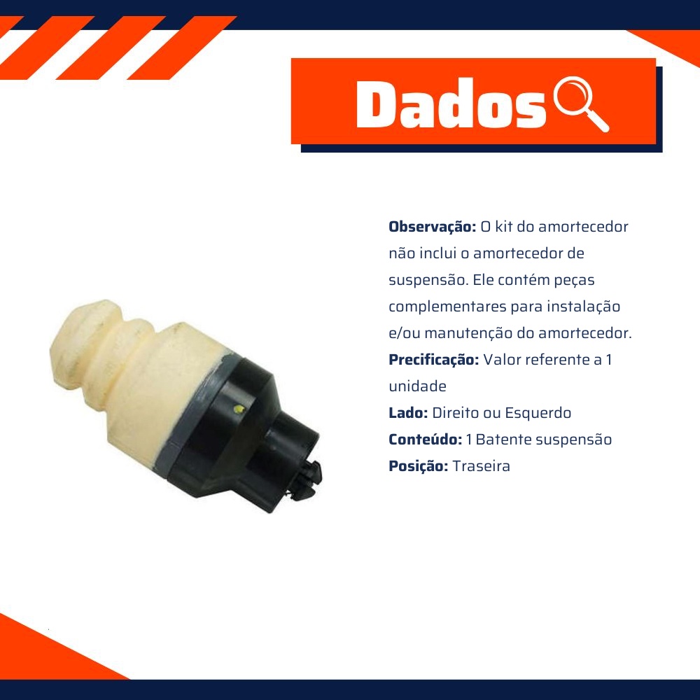 Batente Suspensão para Citroen C4 Cactus e Peugeot 208 - Cofap - KSC55004S