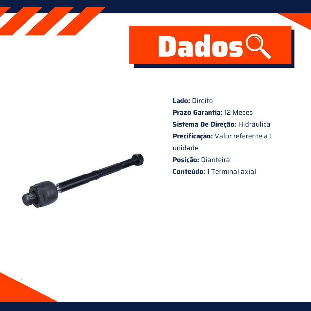 Terminal Axial Dianteiro Direito para Honda FIT - Cofap - TAC10006M