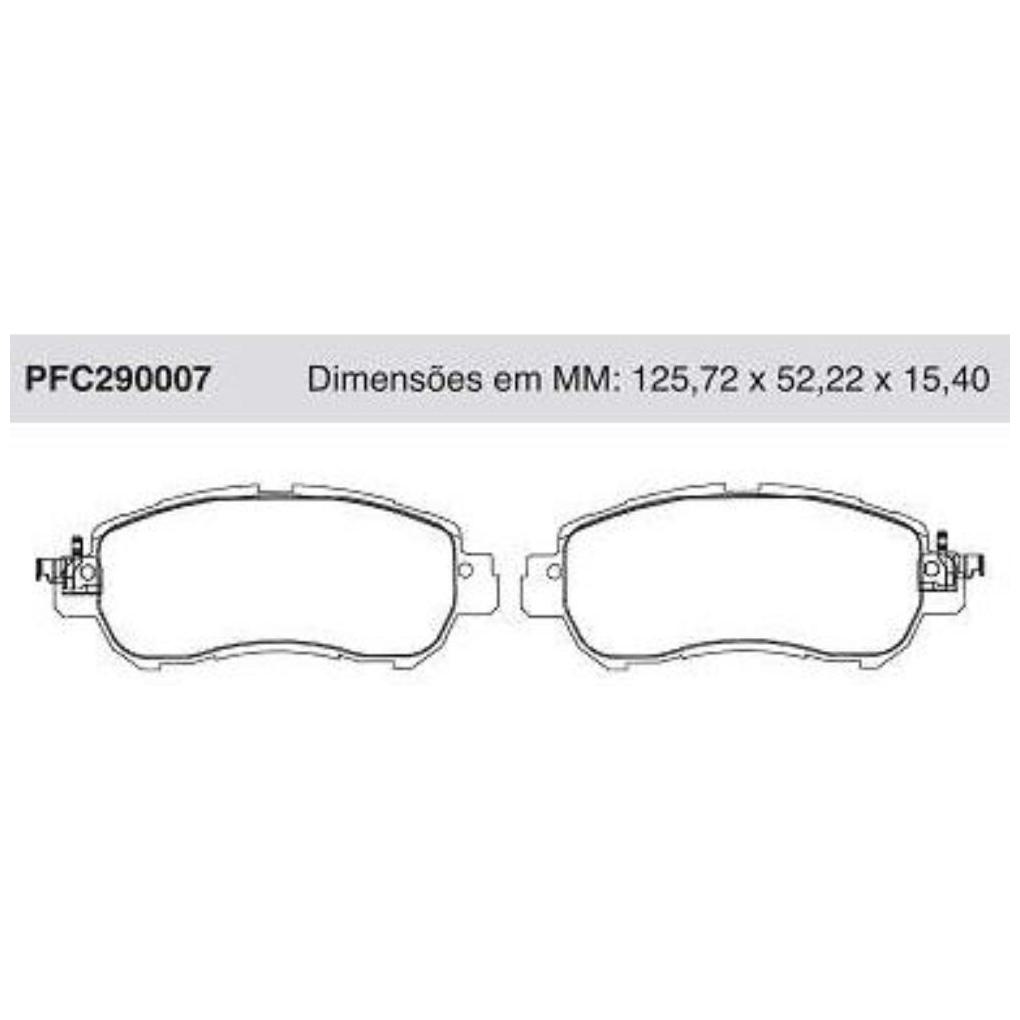 Pastilha Freio Dianteira para Nissan Kicks - Cofap - PFC290007