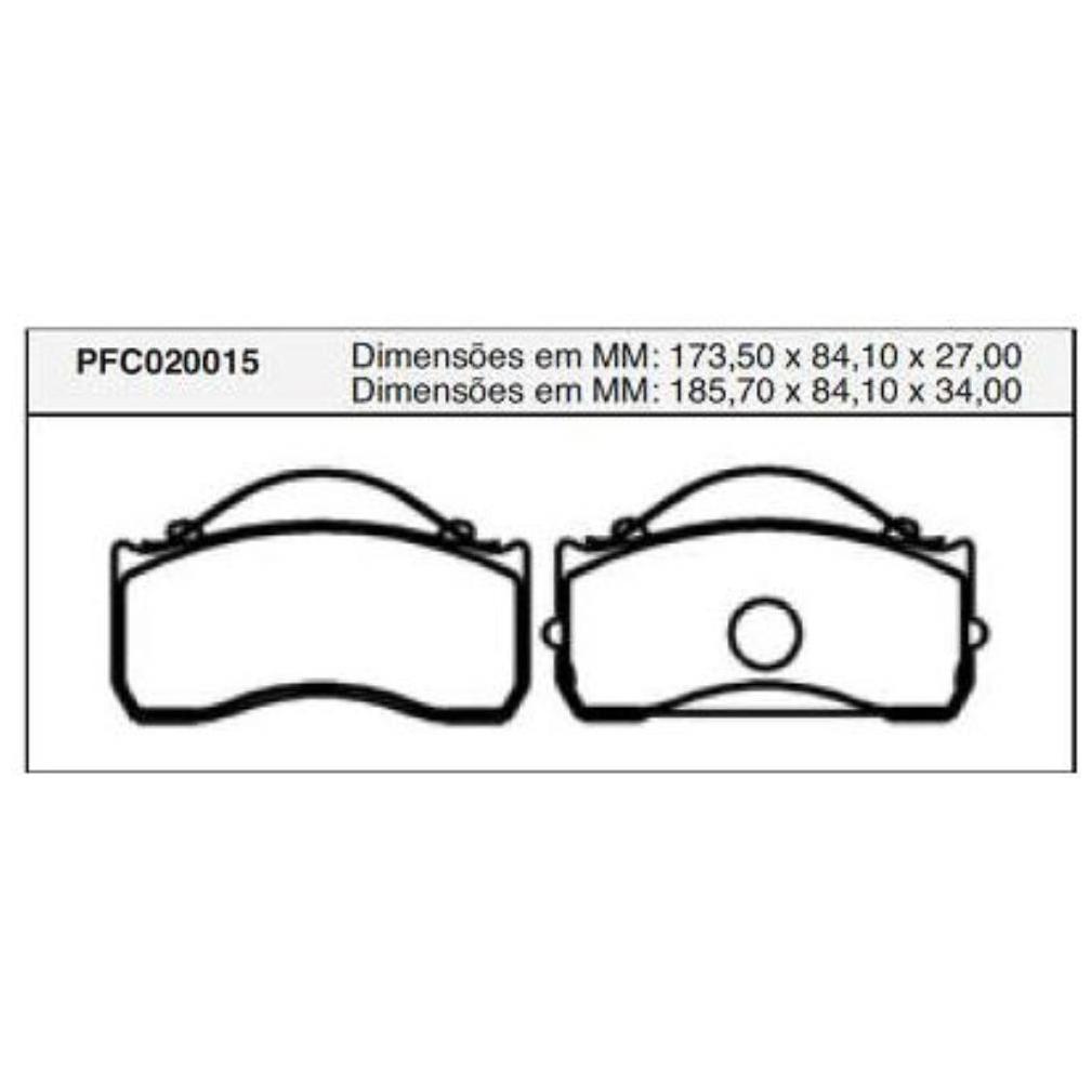 Pastilha Freio Dianteira ou Traseira Knorr para Mercedes-Benz Accelo 915 C - Cofap - PFC020015
