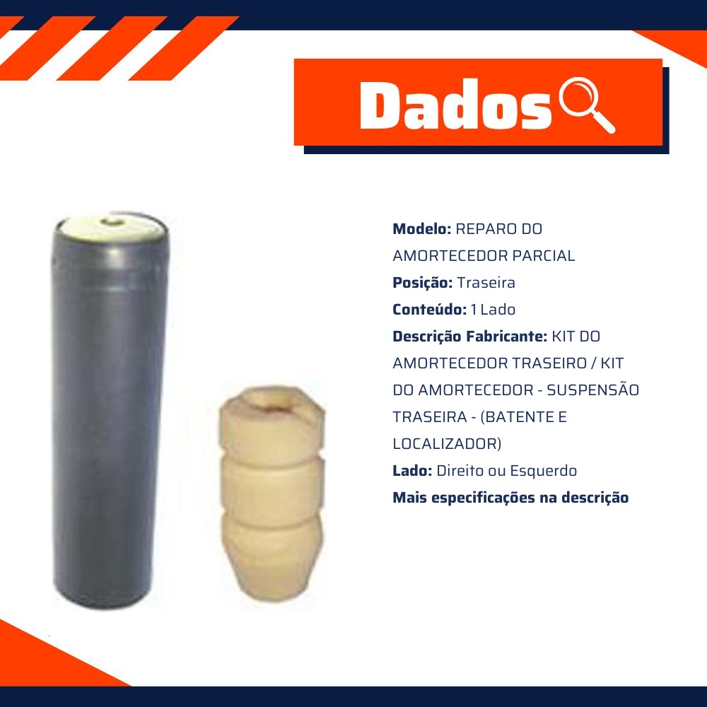 Kit do Amortecedor Traseiro 1 Lado - Sampel - SK310S