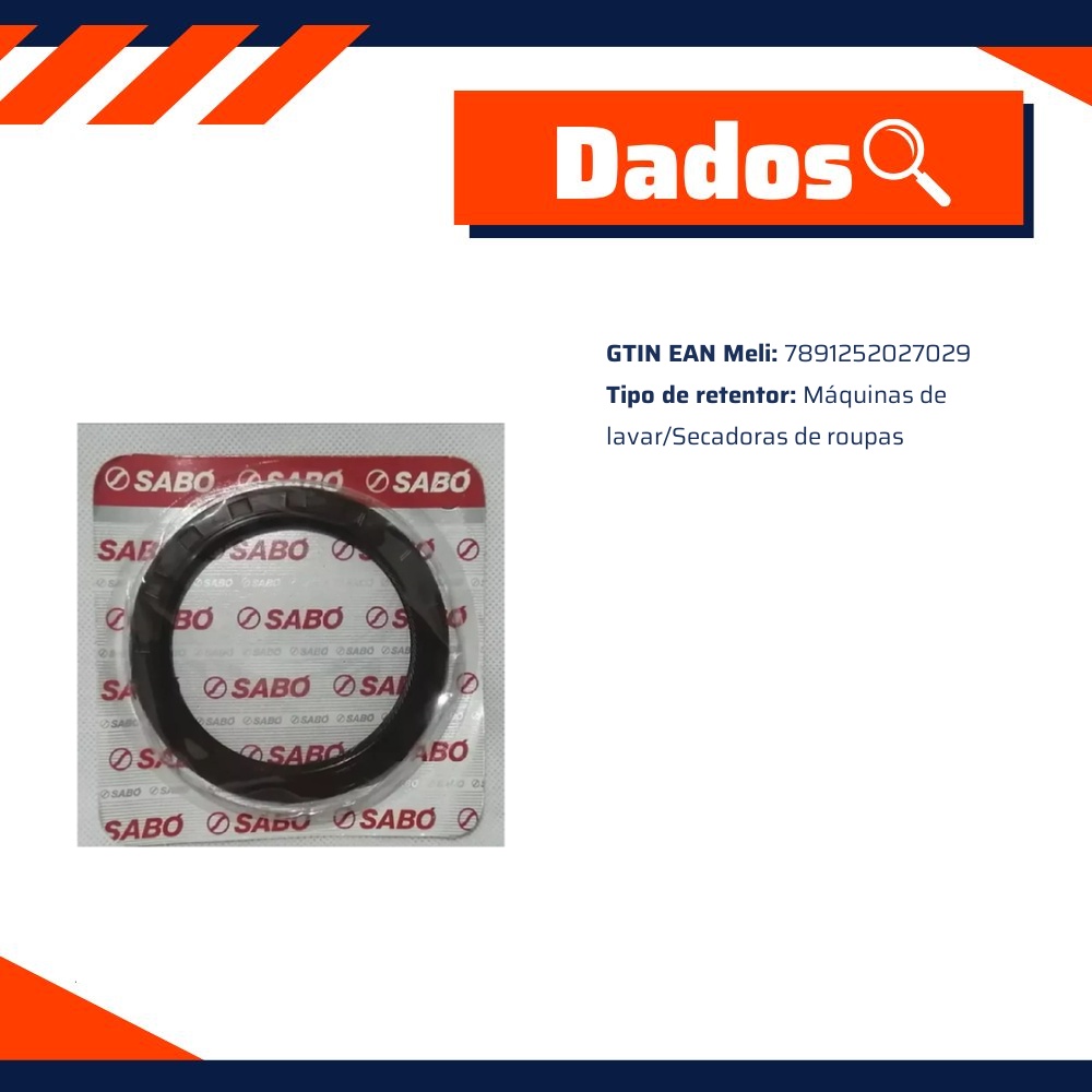 Retentor Traseiro Volante - Sabo - 02702BRAGF