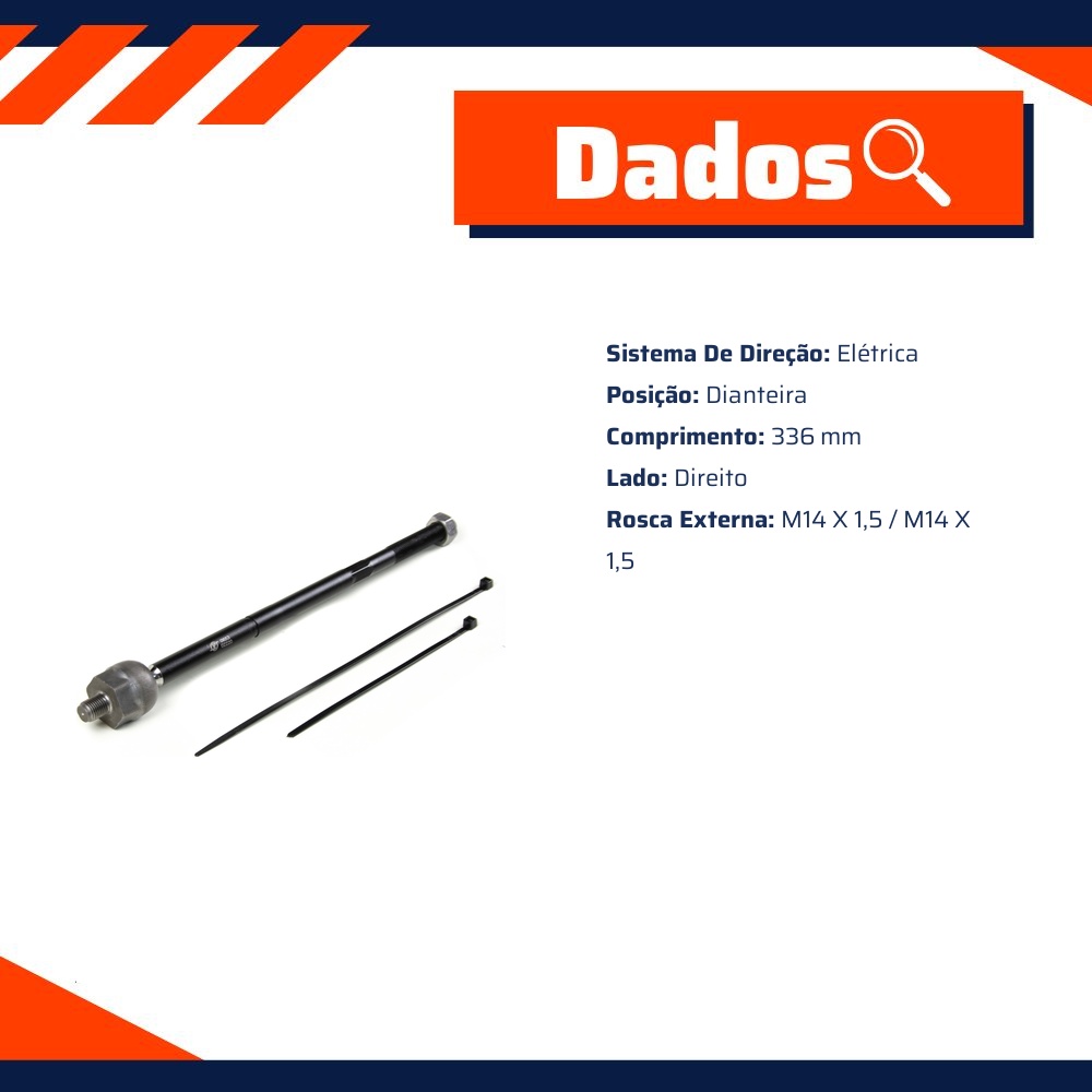 Articulador de Direção Elétrica para Chevrolet Tracker - Viemar - 680653