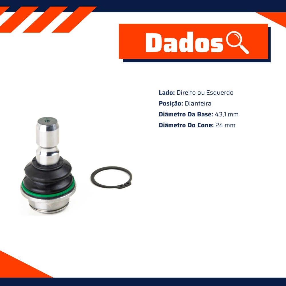 Pivô de Suspensão para Nissan Frontier - Viemar - 503335