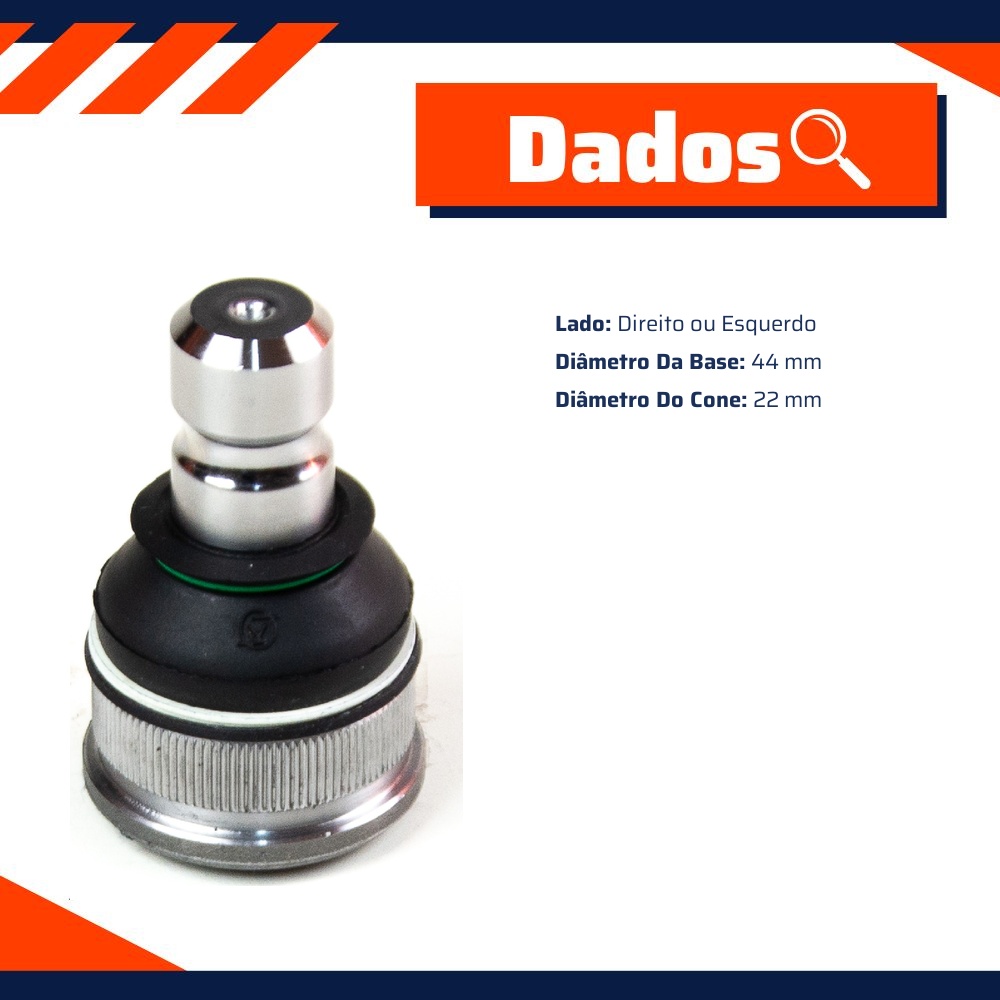 Pivô de Suspensão Inferior para Ford Edge - Viemar - 503417