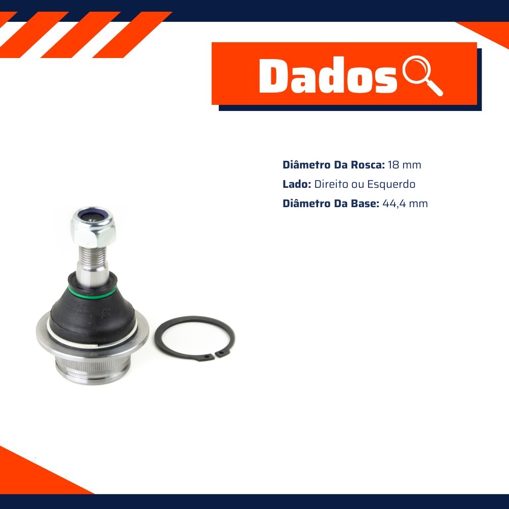 Pivô de Suspensão Inferior para Ford Explorer e Ranger - Viemar - 503180