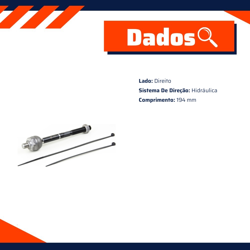 Terminal Axial de Direção Hidráulica - Viemar - 680559