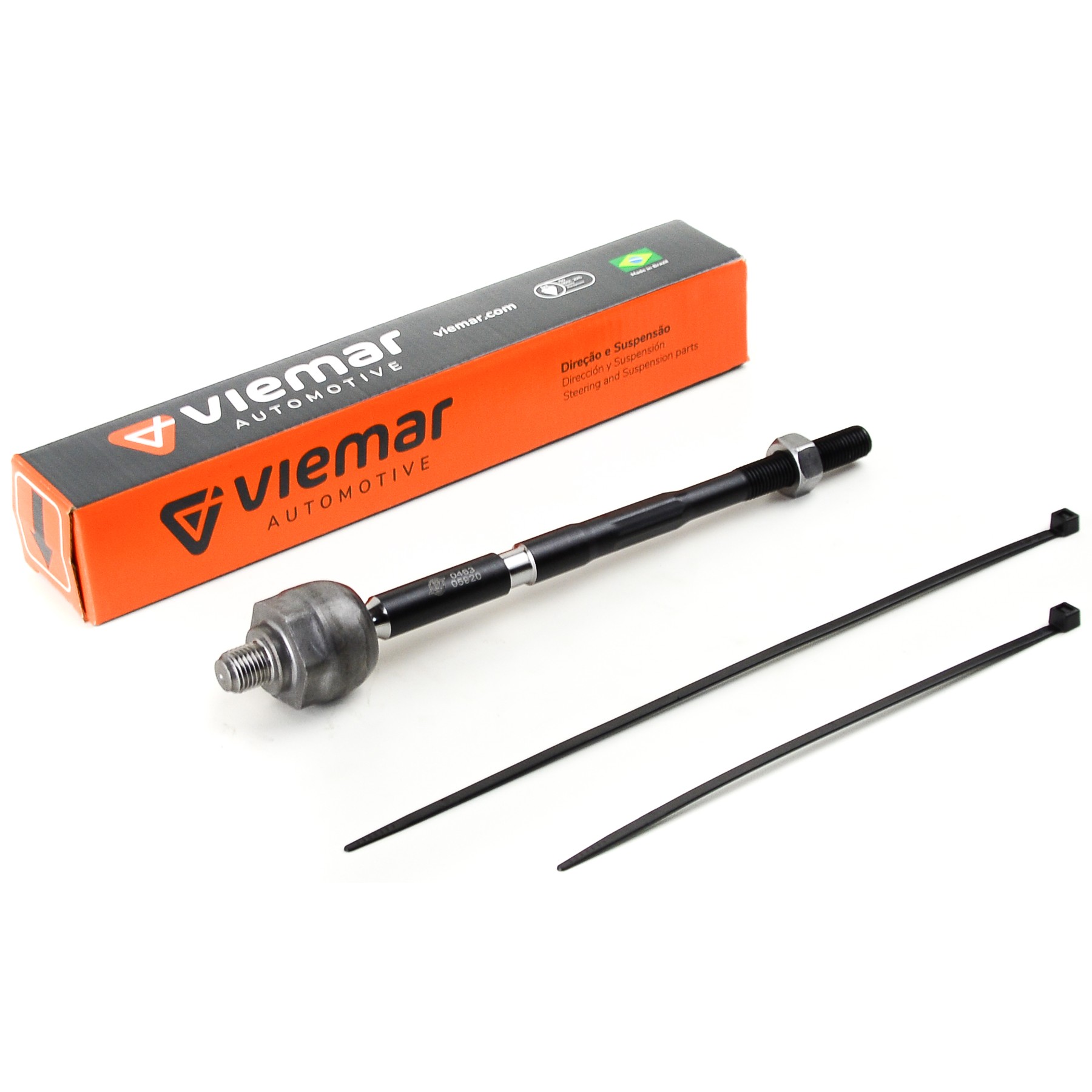 Terminal Axial de Direção Elétrica ou Hidráulica para Fiat 500 e 500 Abarth - Viemar - 680463