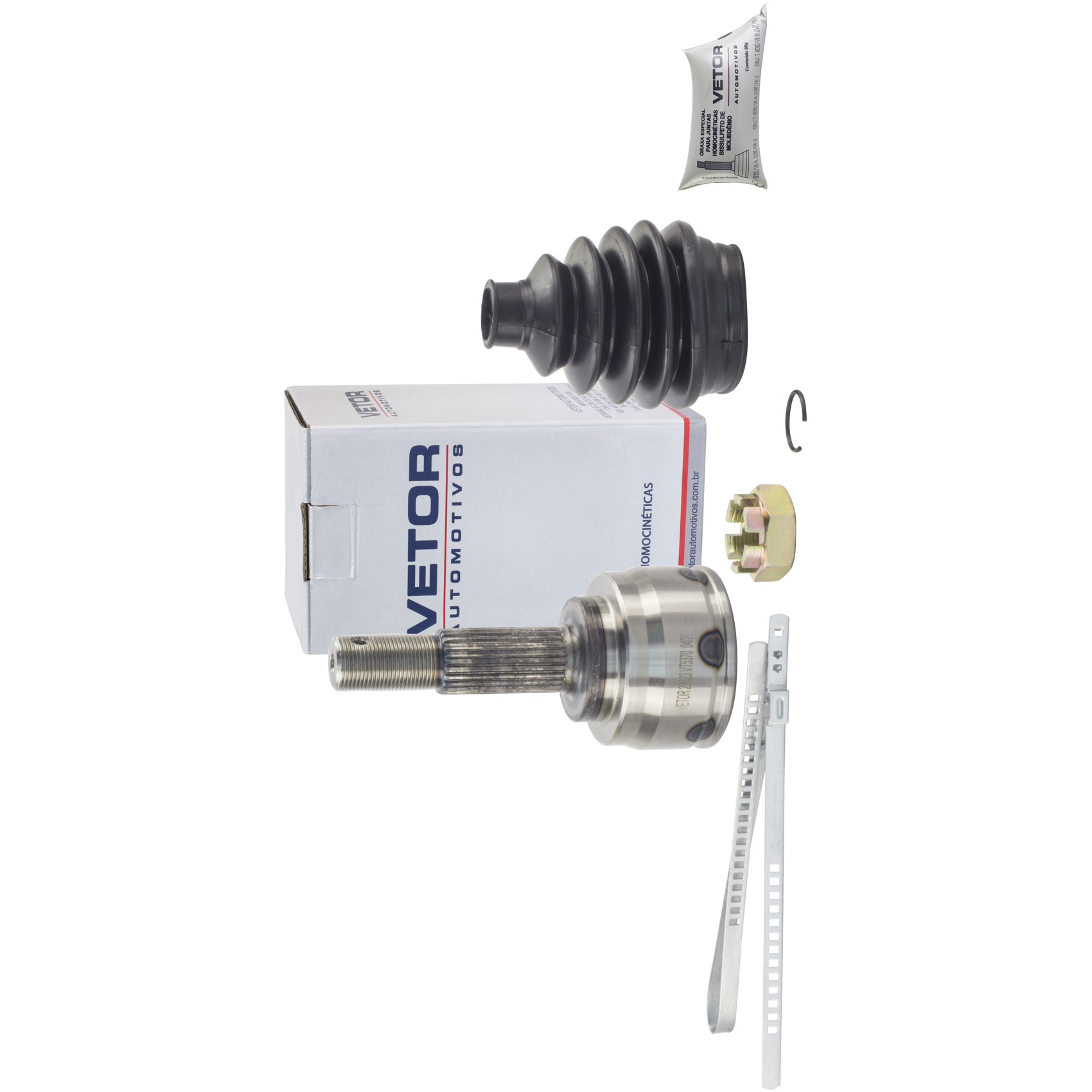 Junta Homocinética Dianteira Roda para Câmbio Manual para Nissan March e Versa - Vetor - VT5370