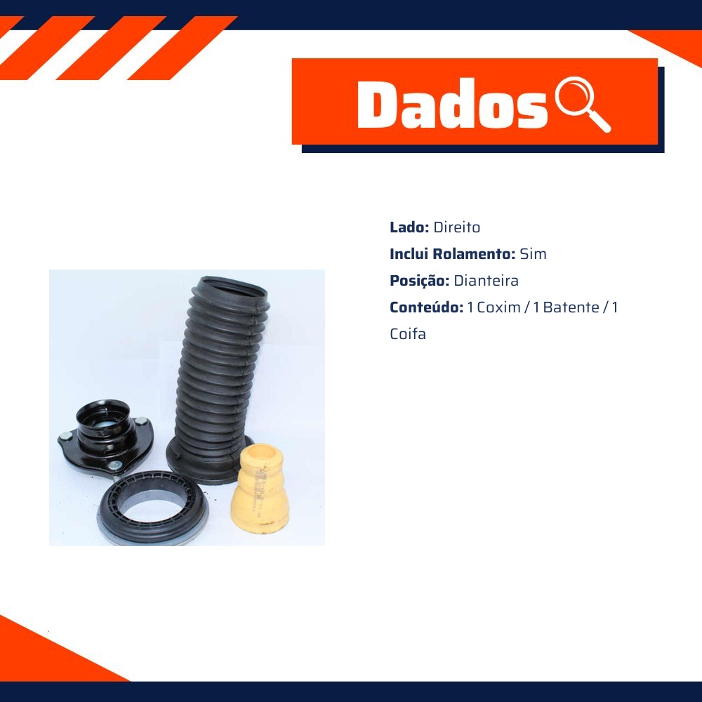 Kit Amortecedor Dianteiro Direito para Honda Civic - Monroe Axios - LT90069