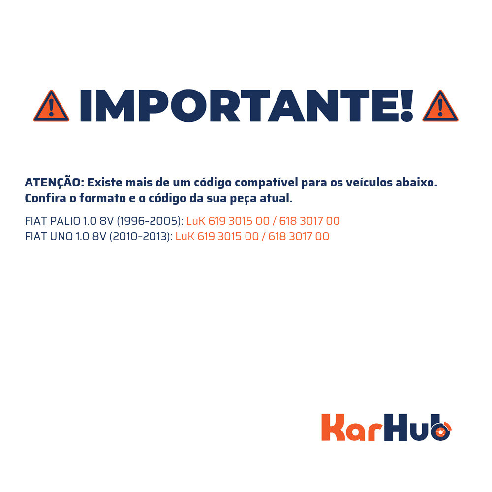 Kit Embreagem - LuK - 619 3015 00