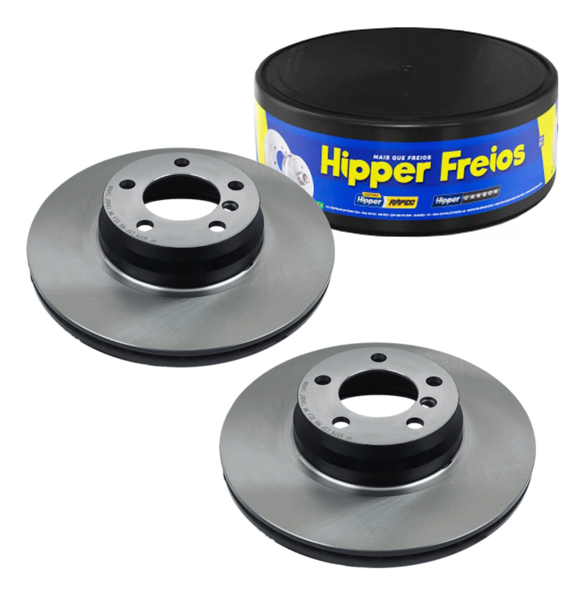 Par Disco Freio Dianteiro - Hipper Freios - HF 933A