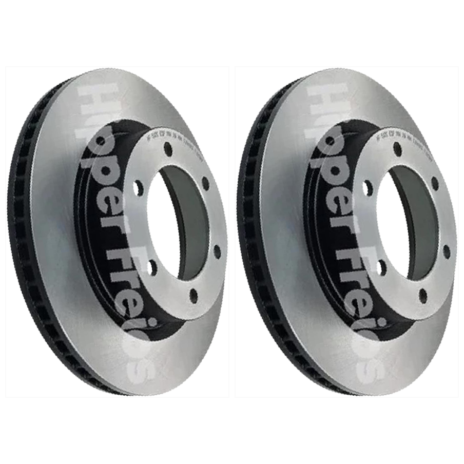 Par Disco de Freio Dianteiro para Toyota Hilux - Hipper Freios - HF 512C