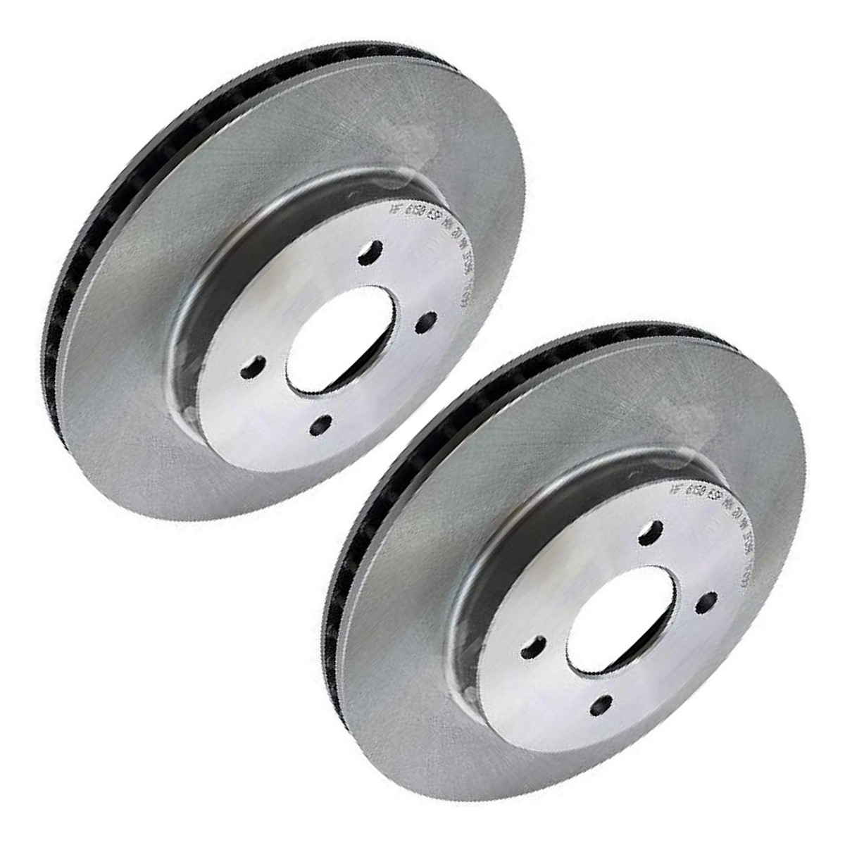 Par Disco de Freio Dianteiro para Nissan March e Versa - Hipper Freios - HF 615B