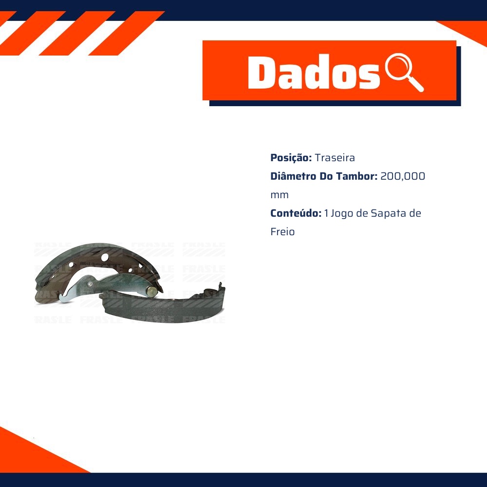 Sapata Freio - Fras-le - CB/416-CPA