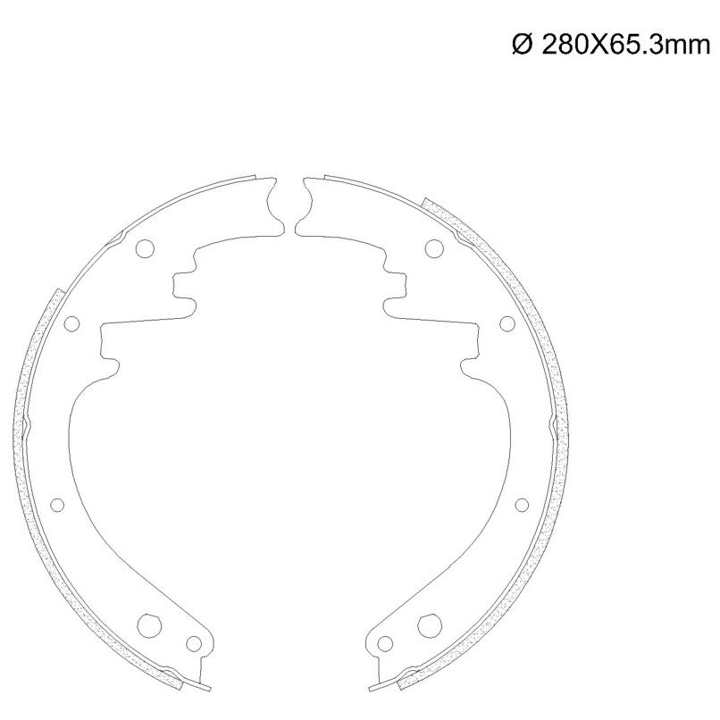 Sapata de Freio para Mercedes-Benz Sprinter 310 - Fras-le - MB/157-CP
