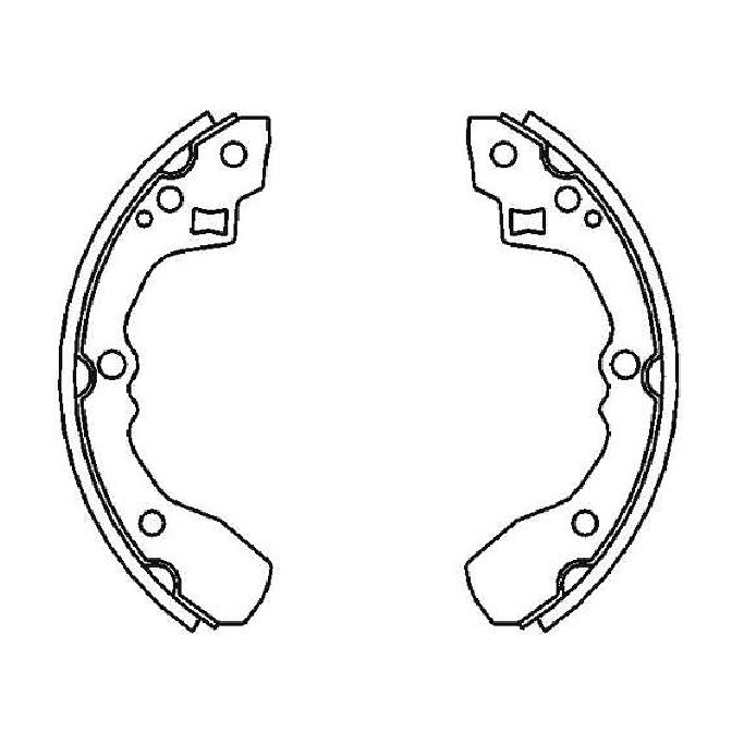 Sapata de Freio para Mazda 626 e Protege - Syl - 205700