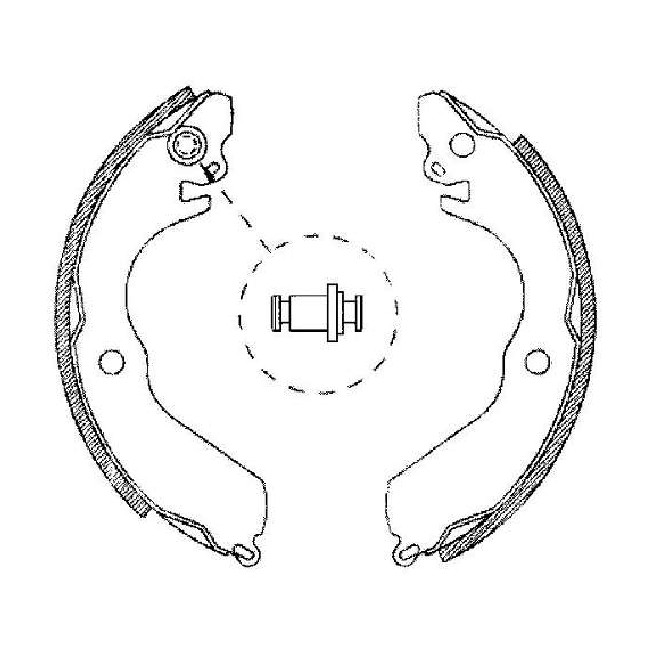Sapata de Freio para Mitsubishi COLT - Syl - 206502