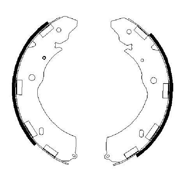 Sapata de Freio para Mitsubishi L200 - Syl - 206503