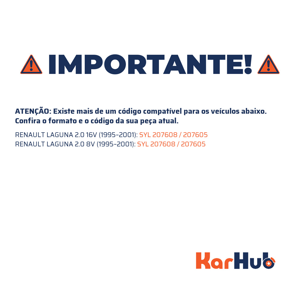 Sapata de Freio para Renault Laguna e R19 - Syl - 207608