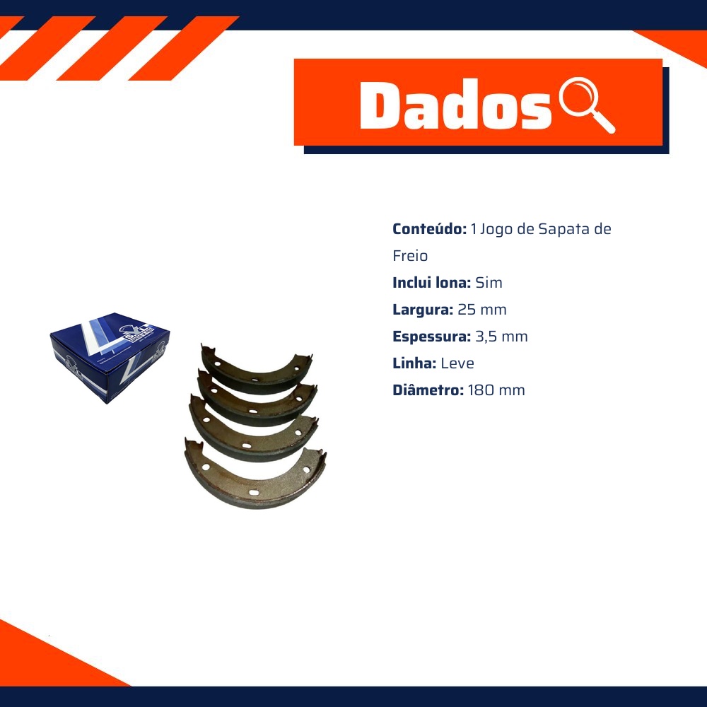 Sapata de Freio para BMW Z3 - Syl - 201300