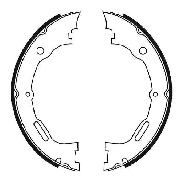 Sapata de Freio para Mercedes-Benz ML 430 - Syl - 206003