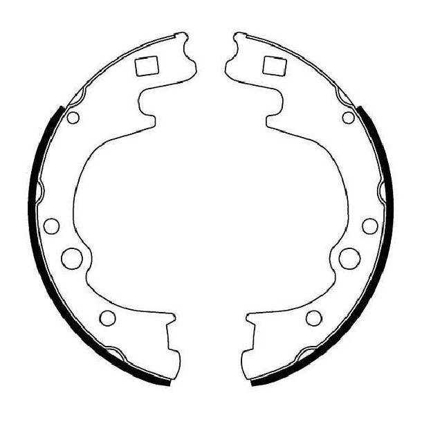 Sapata de Freio para Hyundai H 100 e KIA Bongo - Syl - 204605