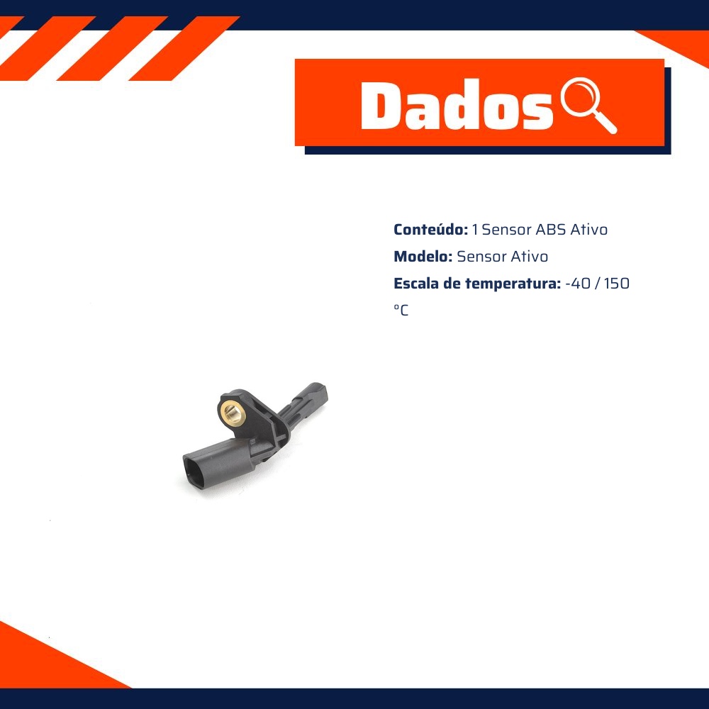 Sensor Abs Ativo - Bosch - 0 986 594 507