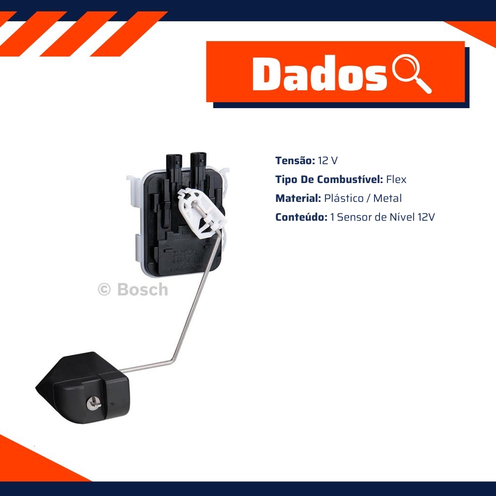 Sensor de Nível 12V para Toyota Corolla - Bosch - F 000 TE1 11R