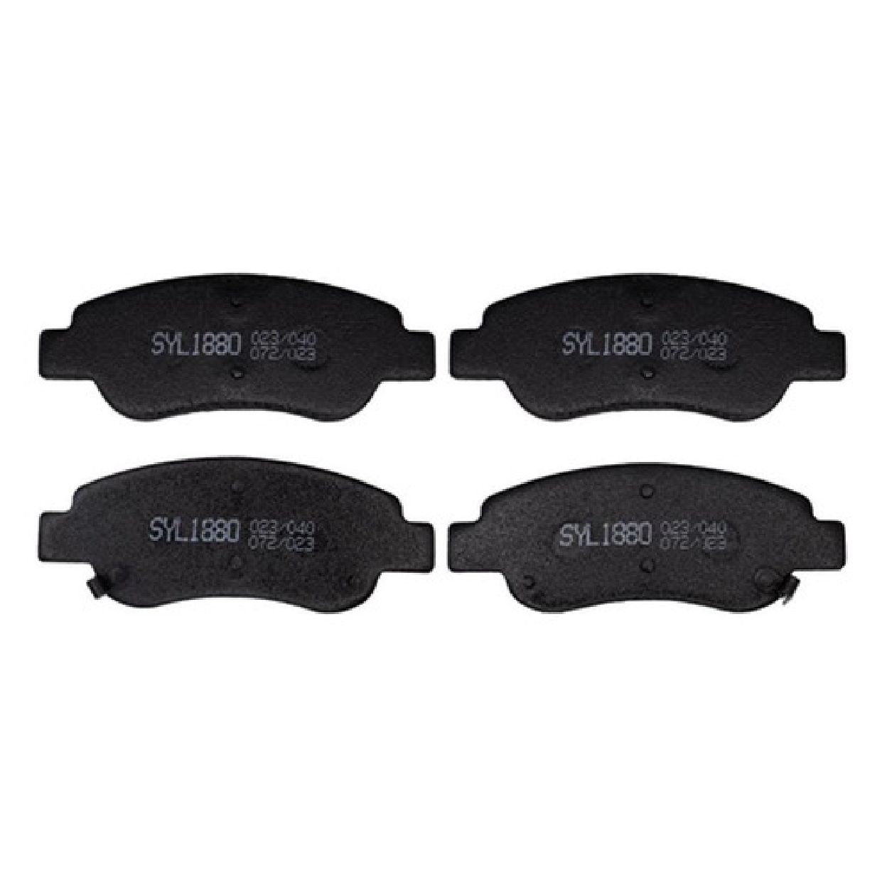 Jogo de Pastilhas de Freio Dianteira para Geely GC2 e JAC J2 - Syl - 1880