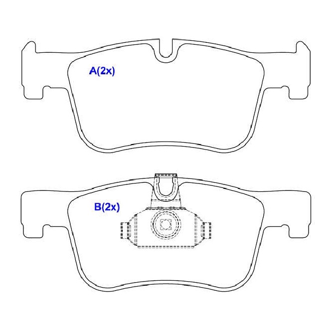 Jogo de Pastilhas de Freio Dianteira para BMW 118i e 320i - Syl - 2068