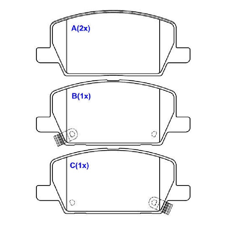Jogo de Pastilhas de Freio Dianteira para Chevrolet Tracker - Syl - 4081
