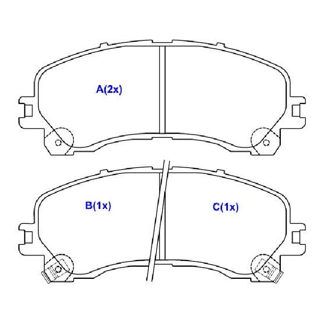 Jogo de Pastilhas de Freio Dianteira para Chevrolet S10 e Trailblazer - Syl - 3119