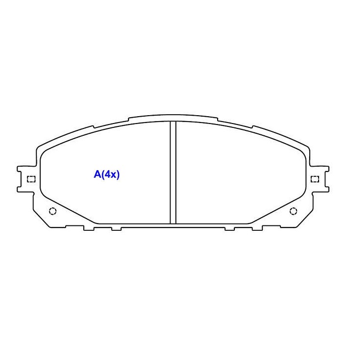 Jogo de Pastilhas de Freio Dianteira para Jeep Cherokee - Syl - 4131