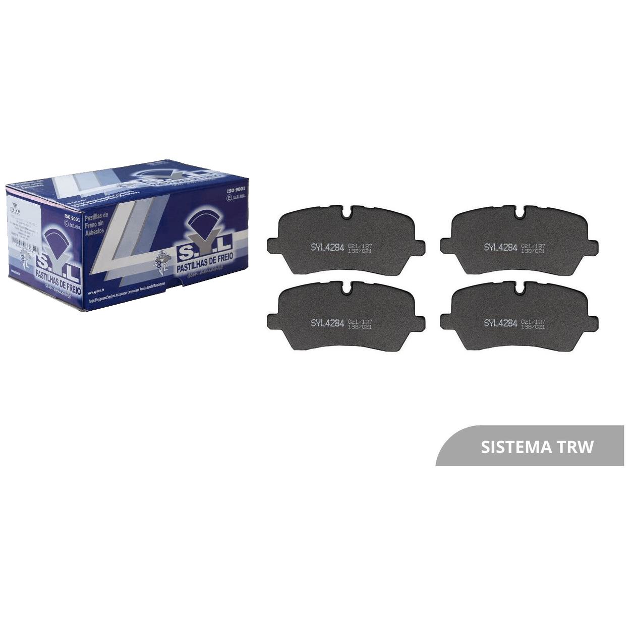 Jogo de Pastilhas de Freio Traseira para Land Rover Range Rover Sport e Range Rover Vogue - Syl - 4284