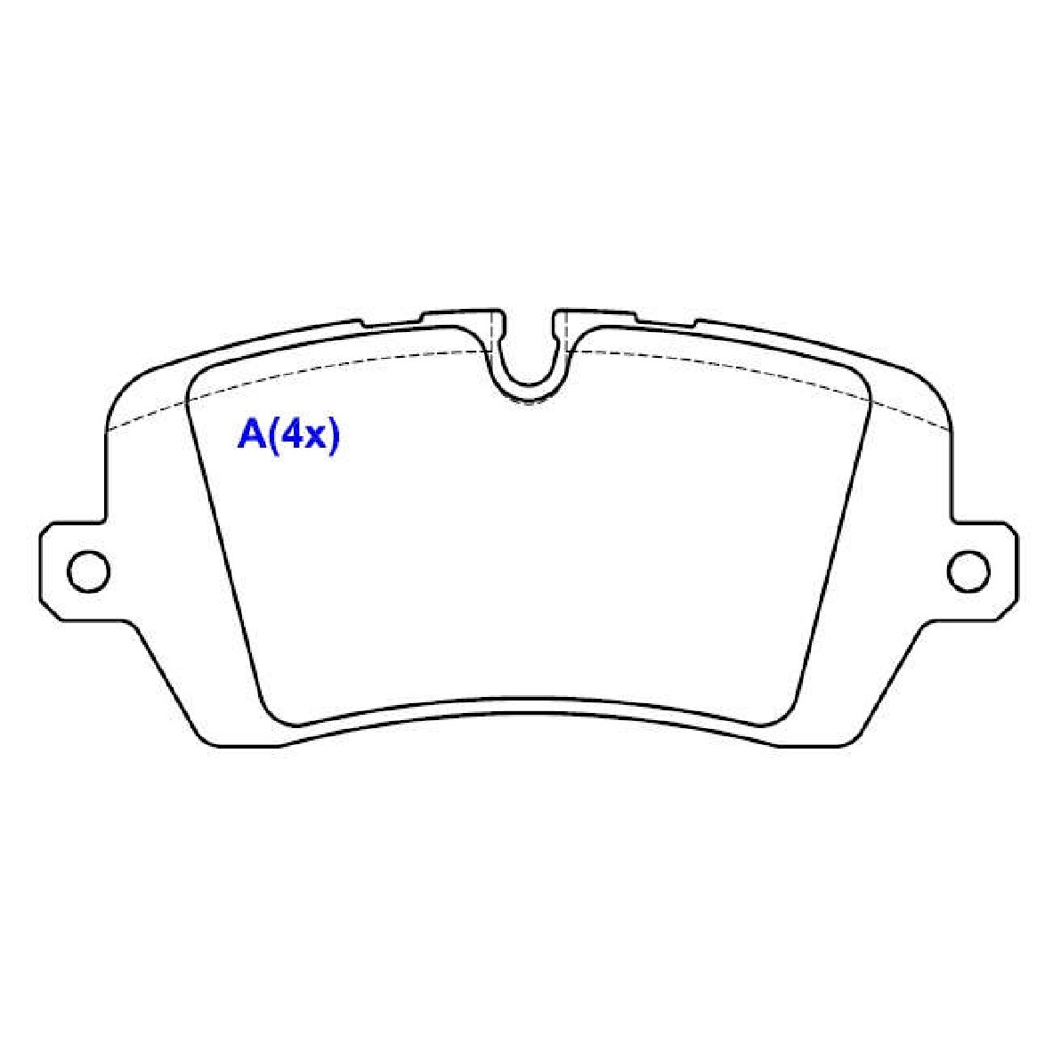 Jogo de Pastilhas de Freio Traseira para Land Rover Range Rover Sport e Range Rover Vogue - Syl - 4284