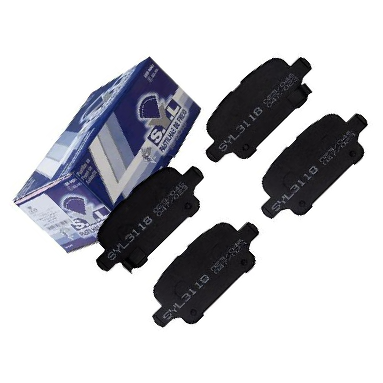 Jogo de Pastilhas de Freio Traseira para Chevrolet Cruze e Equinox - Syl - 3118