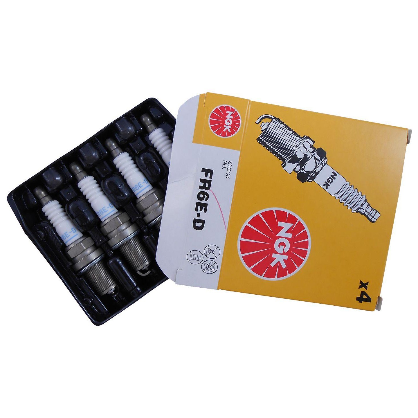 Kit 4 Vela de Ignição para Hyundai Tucson - NGK - FR6ED