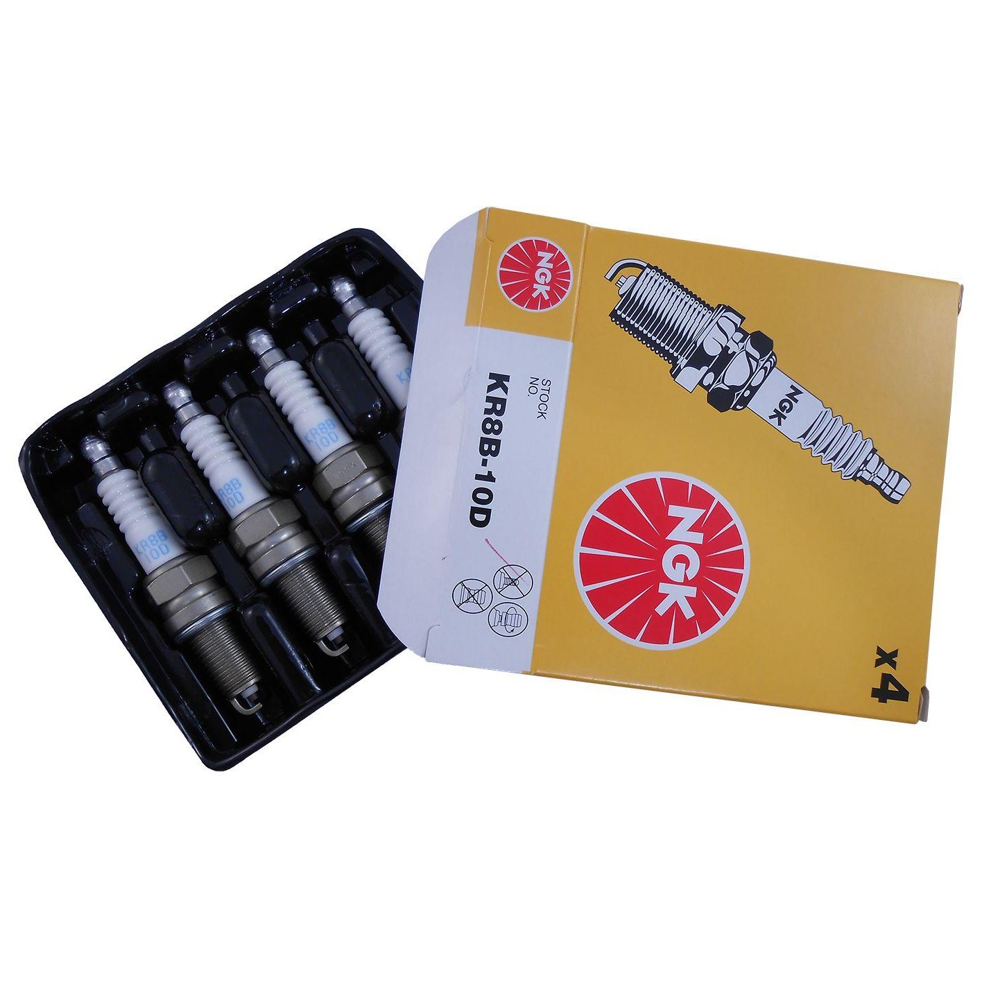 Kit 4 Vela de Ignição - NGK - KR8B-10D