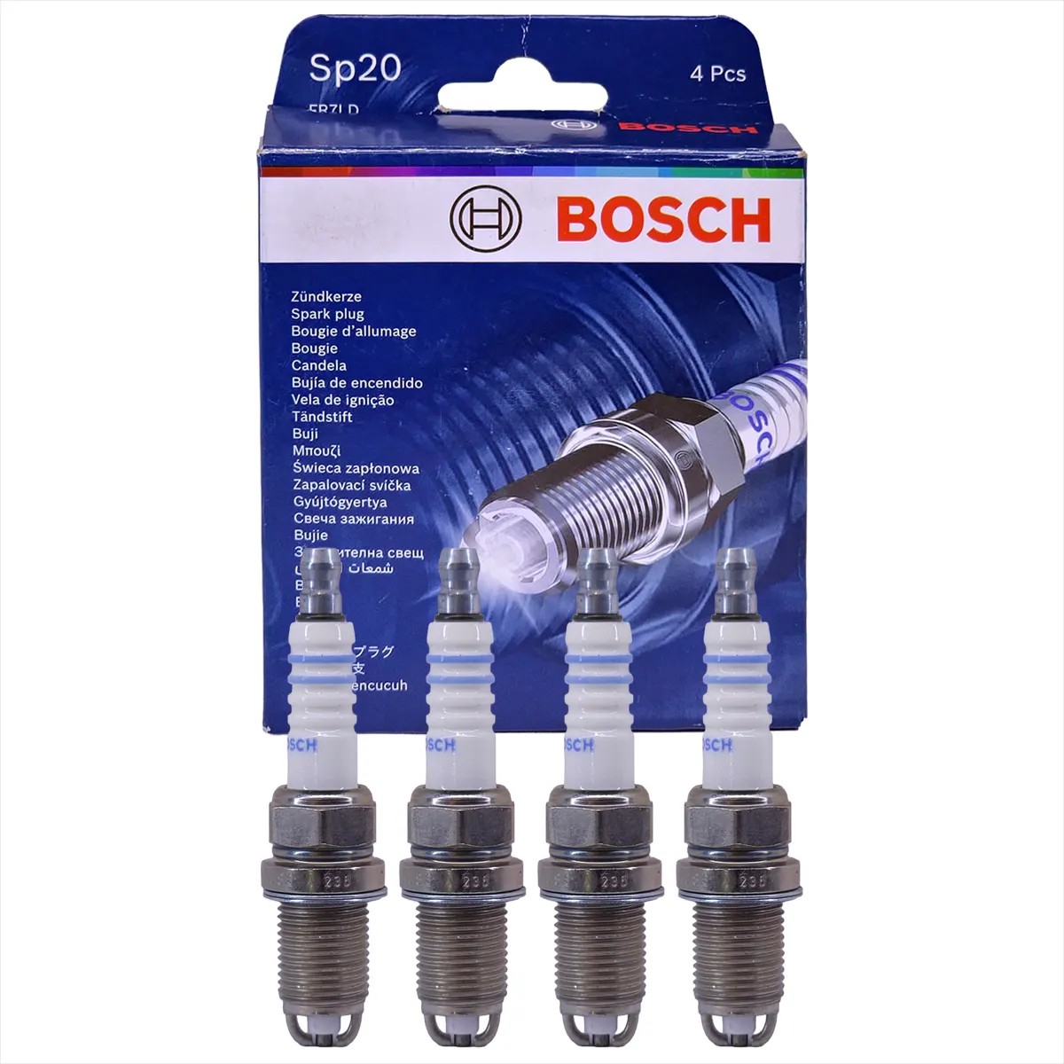 Kit 4 Vela de Ignição - Bosch - F 000 KE0 P20