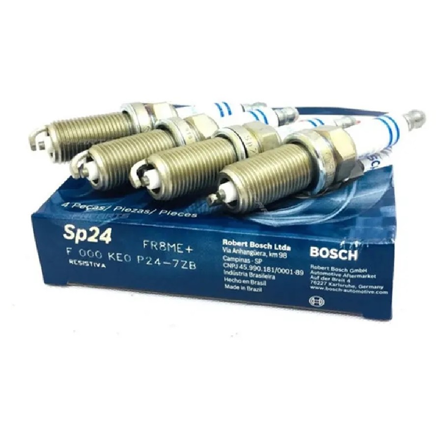 Kit 4 Vela de Ignição - Bosch - F 000 KE0 P24