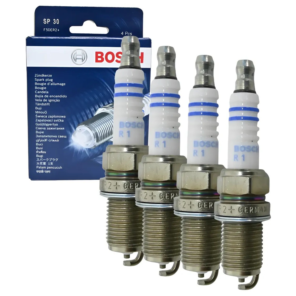 Kit 4 Vela de Ignição - Bosch - F 000 KE0 P30