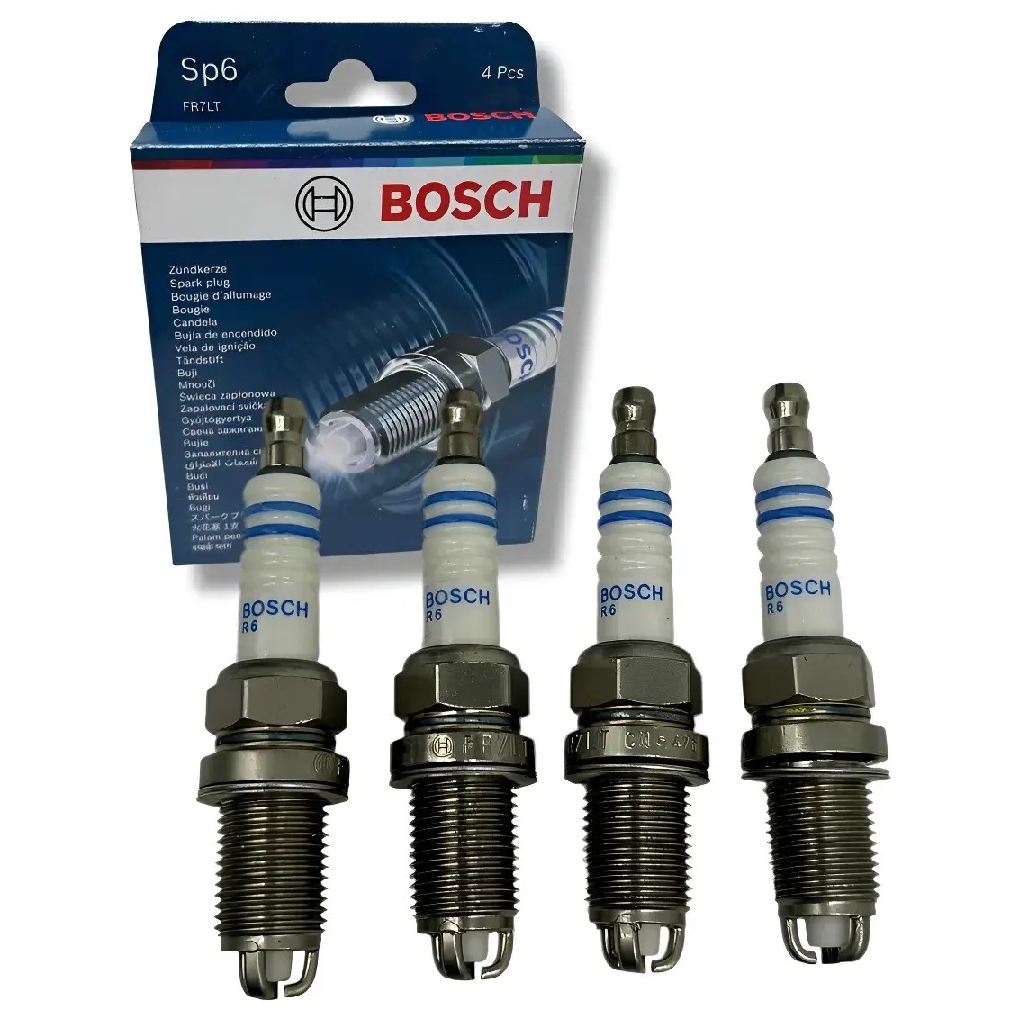 Kit 4 Vela de Ignição - Bosch - F 000 KE0 P06