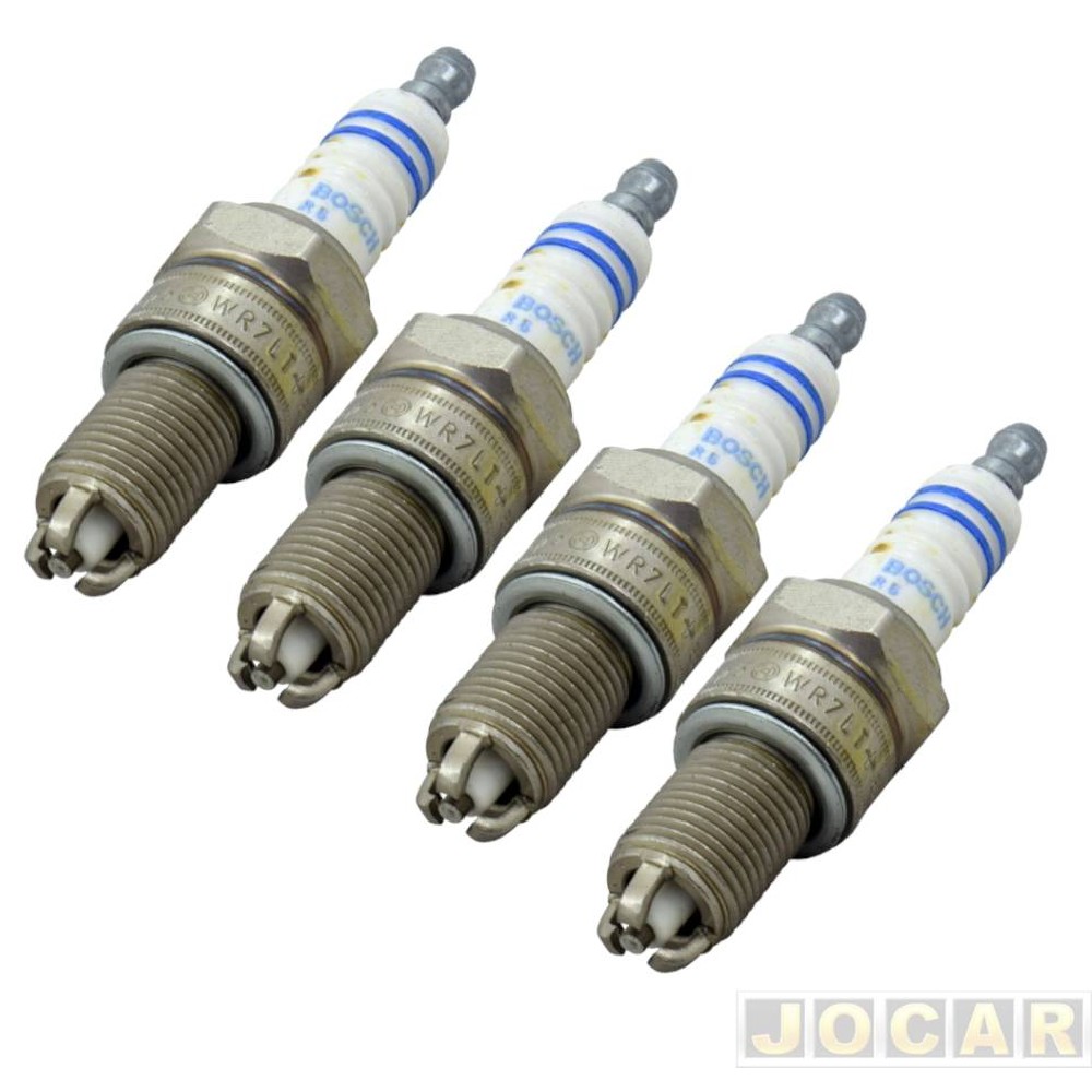 Kit 4 Vela de Ignição - Bosch - F 000 KE0 P05