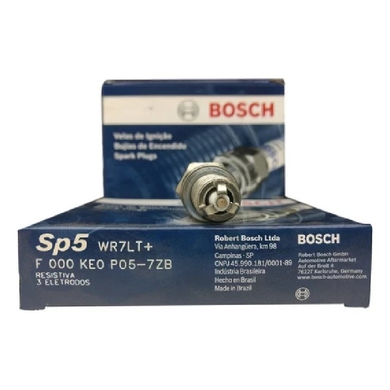 Kit 4 Vela de Ignição - Bosch - F 000 KE0 P05