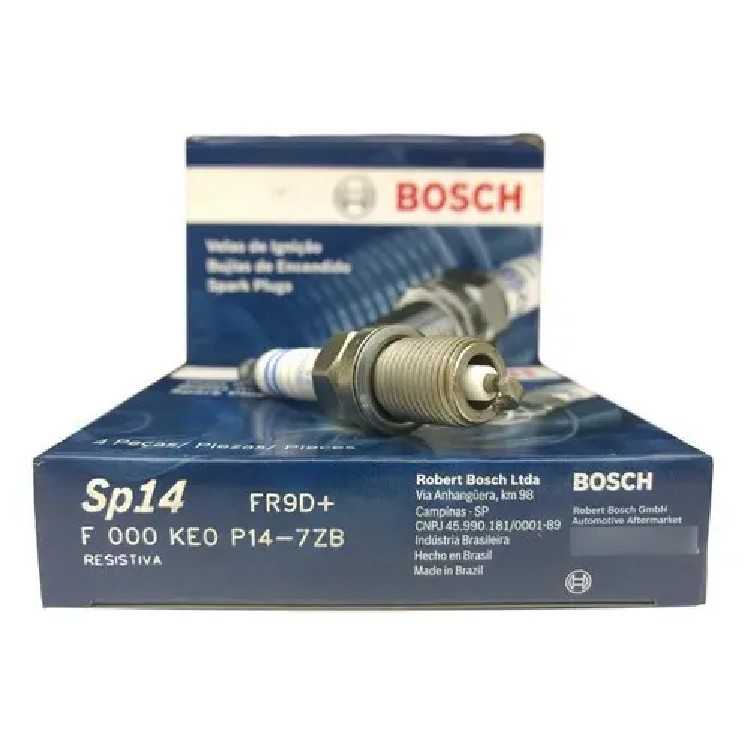 Kit 4 Vela de Ignição - Bosch - F 000 KE0 P14