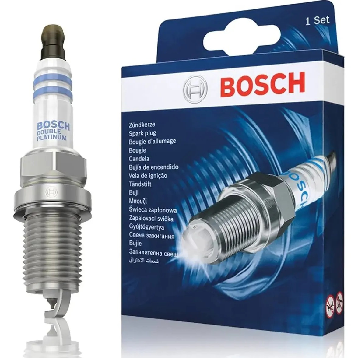 Kit 4 Vela de Ignição - Bosch - F 000 KE0 P03